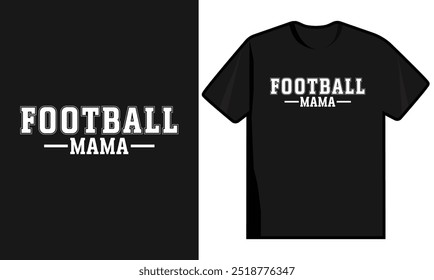 Fußball Mama Typografie T Shirt Design