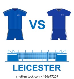 Football match. Poster. England