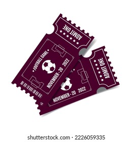 football match, football ticket,ball gate ticket, barcode,