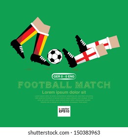 Football Match Vector Illustration.EPS10