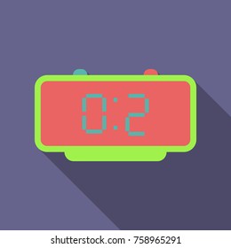 Football mechanical scoreboard with time and result display. Sport template for your design. Vector illustration.