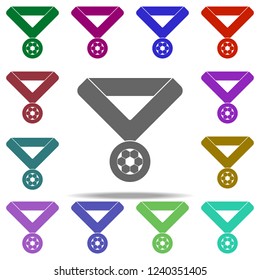 Football Medal icon. Elements of Football in multi color style icons. Simple icon for websites, web design, mobile app, info graphics