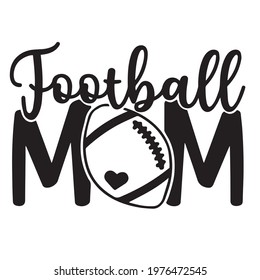 football mom background, quote typography, lettering design