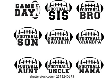 Football, mom, Player, Team, american flag, design, dad, family, brother, sister, aunt, grnadma, tow three players, custom name, usa, nana, steepdad, son, game day, font, alphabet letters, cousin