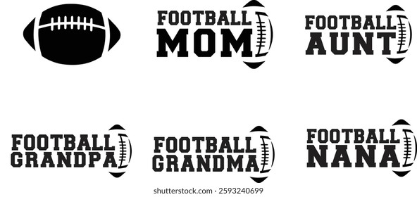 Football, mom, Player, Team, american flag, design, dad, family, brother, sister, aunt, grnadma, tow three players, custom name, usa, nana, steepdad, son, game day, font, alphabet letters, cousin