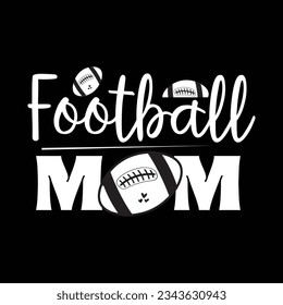 Football mom svg design graphic