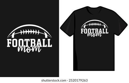 Football Mom T Shirt Design