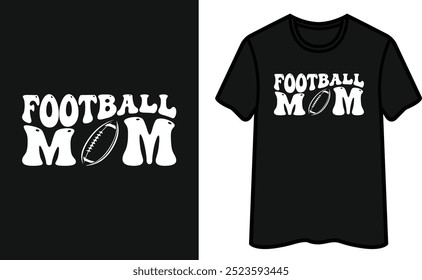 Football Mom T Shirt Design