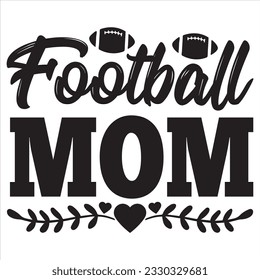 Fußball-Mama-T-Shirt-Design-Vektordatei