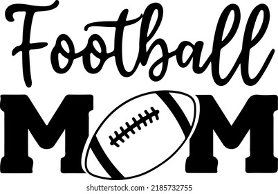 Football mom Vector, Hello football season, football Typography, Cricut design, mom shirt, mama cut files, Clipart