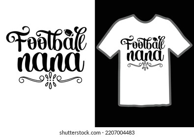 Football nana svg design file svg