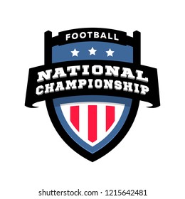 Football nationl championship logo.