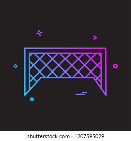 football net icon vector design