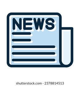 Football News Vector Thick Line Filled Dark Colors Icons For Personal And Commercial Use.
