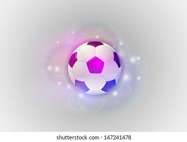 football on the purple flares
