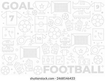 Football pattern or background design