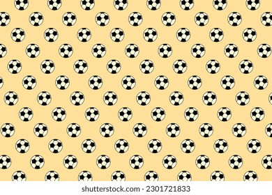Football pattern background template. Soccer themed backdrop design for poster, banner, landing page, or flyer