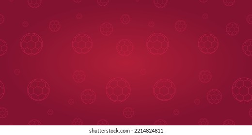 football pattern maroon color background. sport background for banner template