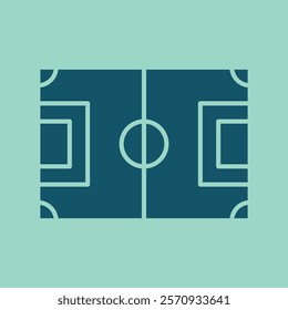 Football Pitch trendy artwork useful abstract vector illustration colorful valuable design.eps