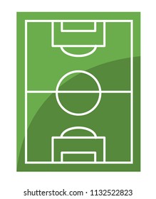 Football pitch vector