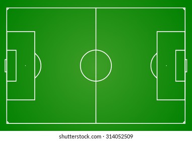 Football pitch vector