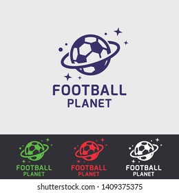 Football Planet Logo Design Vector File