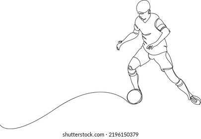 football play line drawing vector illustration.