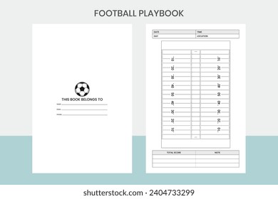 Football Playbook Kdp Interior Design