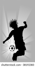 football player attack gate of the opponent;