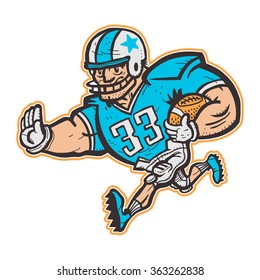 8,836 American football player kicking Images, Stock Photos & Vectors ...