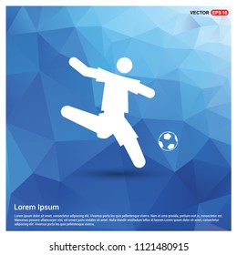 Football Player Icon - Free vector icon