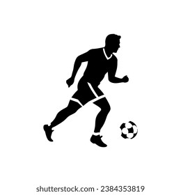 Football player Icon on White Background - Simple Vector Illustration