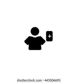 football player icon. football player sign