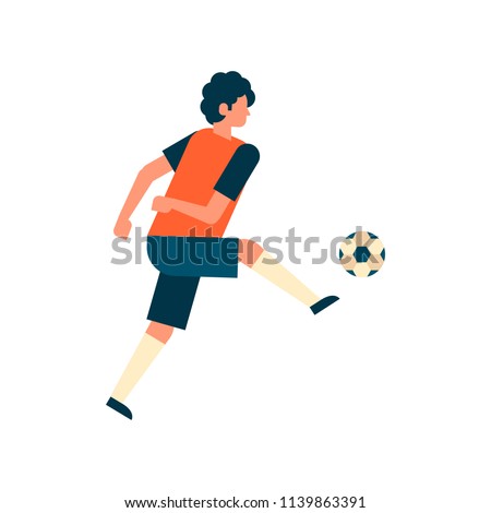 Similar – Image, Stock Photo penalty kick Sports