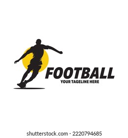 Football player logo design inspiration