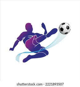 Football player logo, kick ball Sport, Soccer player, football Pitch 