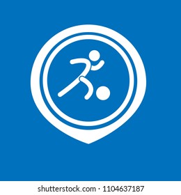 Football player and map pointer