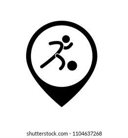 Football player and map pointer