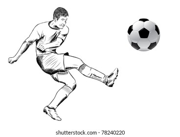 football player on the white