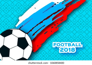 Football player in paper cut style. Origami Sport. vector