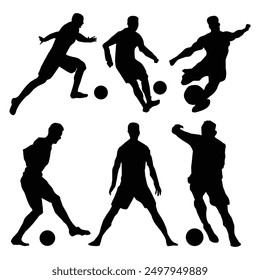 football player silhouette Shape Vol 3