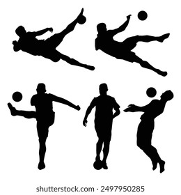 football player silhouette Shape Vol 5