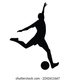 football player silhouette vector design