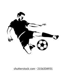 football player silhouette vector template