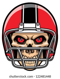 Football Player Skull