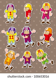 football player stickers