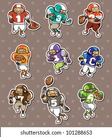 football player stickers