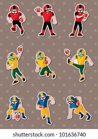 football player stickers