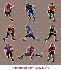 football player stickers