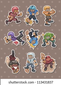 football player stickers